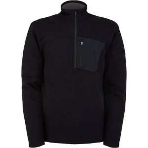 Spyder Molleton Demi Zip Bandit S Black