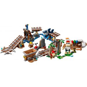 Lego Super Mario 71425 Ensemble d'extension Course de chariot de mine de Diddy Kong