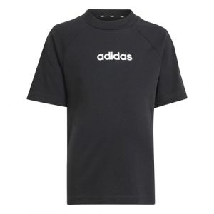 Adidas Mixte Enfant Essentials Linear Logo T-Shirt, Black, 4-5 Years