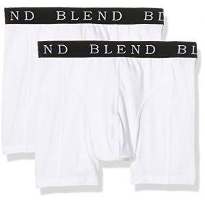 Blend Boxershorts Slip Homme, Lot de 2, Blanc (White), Large