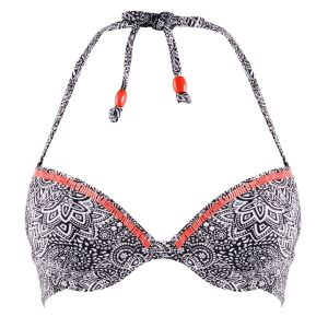 Brigitte Bardot Haut de maillot push-up noir/blanc Cocktail by