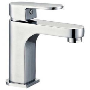 Image de Robinet de salle de bain et toilette mitigeur lavabo chrome