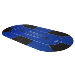 Pokeo Tapis de Poker 180x90 Spade Bleu