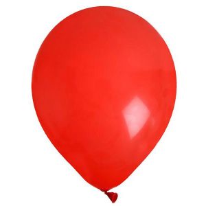 Ruedelafete Sachet de 8 ballons latex 23cm unis, Rouge