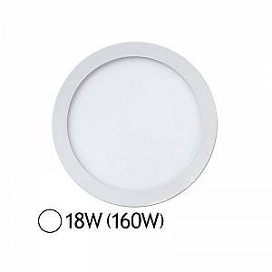 Image de Vision-El Plafonnier LED 18W (140W) Encastrable D235 Blanc jour -