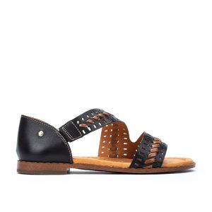 Pikolinos Sandales plates en cuir ALGAR W0X - Couleur NEGRO - Taille 40
