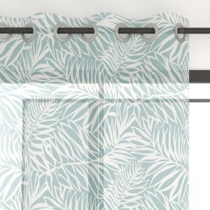 Soleil d'Ocre Voile à Oeillets imprimé en Polycoton 135x250 cm GUYANE