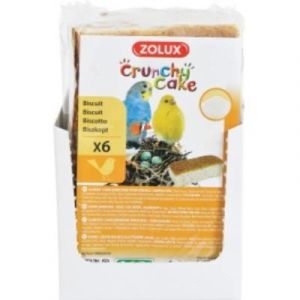 Zolux Lot de 6 crunchy cake croissance pour oiseaux