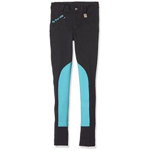 Image de HKM Pantalon d'équitation – My First, Homme, Reithose -My First, Bleu foncé/Turquoise, 10 Ans