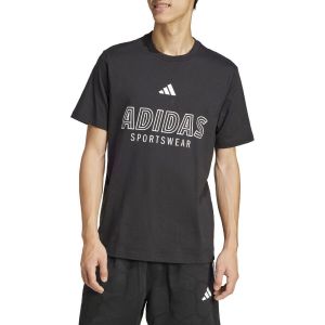 Adidas T-shirt House of Tiro Linear Graphic manches courtes noir blanc - XS