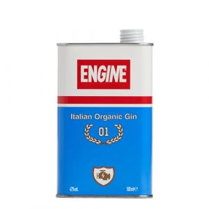 ENGINE - Gin distillé - Origine : Italie - Alcool : 42% - Notes de Citron & Baies de Genévrier - Idéal en cocktail Gin Tonic - 50cl