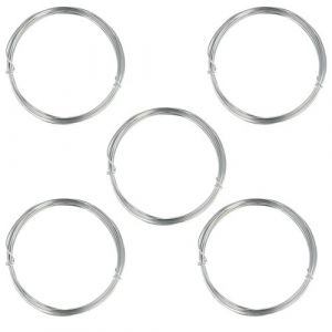 Artémio 5 fils en aluminium à tricotin - 1,5 mm x 5 m