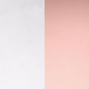 Les Georgettes Cuir r&eacute;versible Small Rose clair / Gris clair