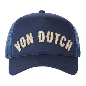 Casquette Von Dutch bleu marine bi-matière