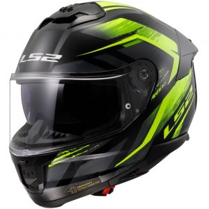 Ls2 FF808 Stream II Fury Black/H-V Yellow S Casque