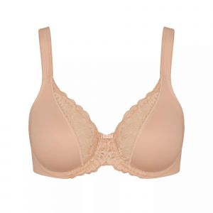 Triumph Modern Lace+Cotton W Soutien-Gorge, Beige Neutre, 110D Femme