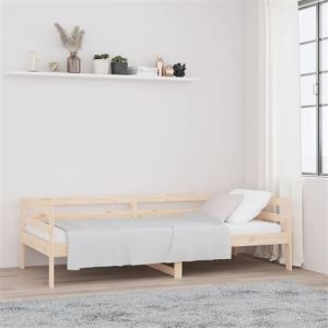 VidaXL Lit de jour 80x200 cm Bois de pin massif 814674