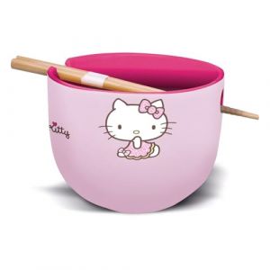 Stor Sanrio Bol &agrave; ramen avec baguettes Hello Kitty Japon