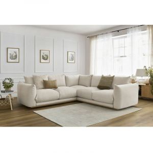 Bobochic Canapé d'angle réversible ultra moelleux ERNEST