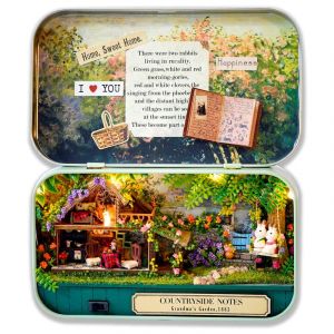 Dam Journal du jardin. Maquette 3d pliable, r&eacute;aliste.