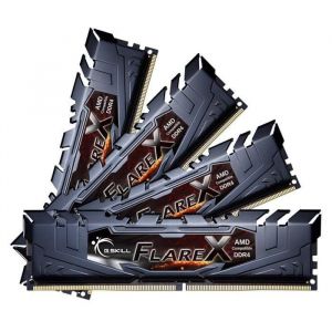 G.Skill F4-3200C14Q-32GFX - Flare X series DDR4 32 GB: 4 x 8 GB DIMM 288-PIN