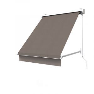 Sunny Inch - Store de fenêtre à projection avec coffre - 160 x 70 cm - Taupe
