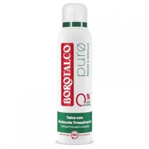 Borotalco Deodorante Spray Puro Traspirante ed Anti-Odori Profumo di 150 ml