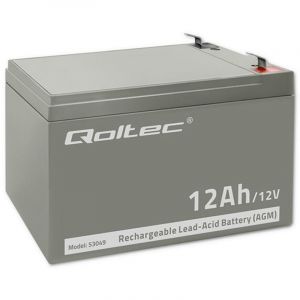 Qoltec Batterie 53049 agm 12 v 12Ah