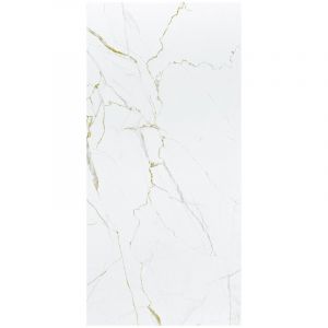 Panneau mural - Marbre blanc - Haute brillance - ORMA - 1,2 m x 2,55 m x 4 mm