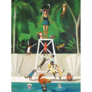 Puzzle 1000 pièces : Les Chats de la piscine