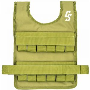 Image de Capital Sports Monstervest - Veste lestée, Gilet d'entraînement, Gilet de Course, Entraînement en Force et Endurance, Taille unitaire, 25 kg - Vert