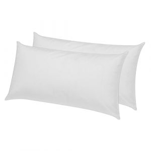 Pikolin Home - Oreiller en fibre, traitement dermoprotecteur Aloe vera, faible fermet&eacute;, respirant, recommand&eacute; pour dormir sur le ventre