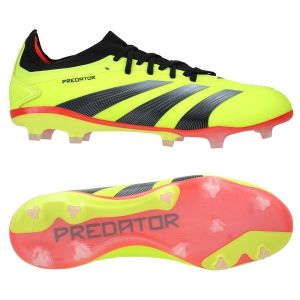 Adidas Predator 24 Pro FG Homme - Team Solar Yellow 2 / Core Black / Solar Red, Team Solar Yellow 2 / Core Black / Solar Red - Taille 40
