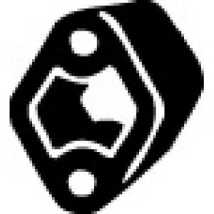 Walker Bandes de caoutchouc, échappement 81324