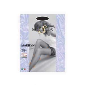 Solidea Collants & bas Bas autofixant de compression 30D MARILYN - Couleur T3,T2,T1 - Taille Noir