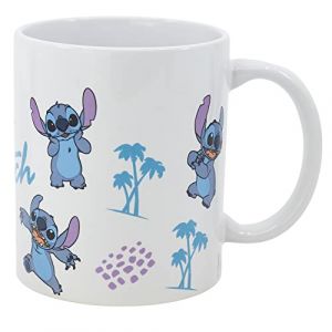 Stor TASSE EN CÉRAMIQUE - MUG 325 ML | STITCH LEAVES PATTERN