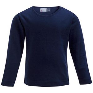 Image de Promodoro T-shirt Manches Longues Enfants, 140, bleu marine