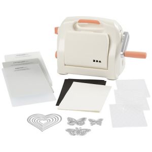 Creotime Kit machine débutant - Couper et embosser - A5 - 17 pcs