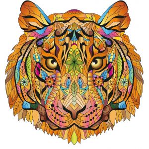 Image de Gigamic Eureka Rainbow Wooden TIGRE-139 pcs, CRTIG