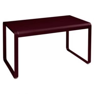 Fermob Table rectangulaire Bellevie / 140 x 80 cm - 4 personnes / Métal rouge en métal