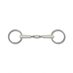 Mors double brisures pour cheval à rouleau Happy Mouth