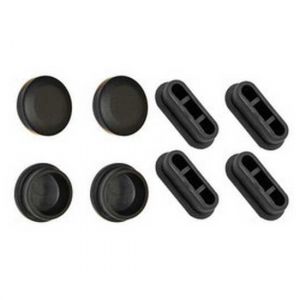 Tacx Neo Rubber Cap Set One Size Black - Black - Taille One Size