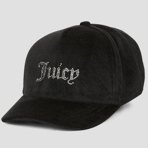 Juicy Couture Casquette de baseball en velours femme
