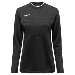 Nike W NK DF Ref II JSY Ls Haut &agrave; Manches Longues, Noir/Blanc, m Femme
