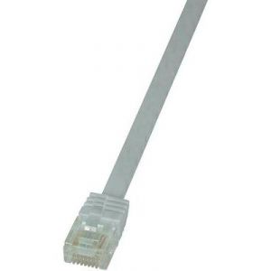 Logilink CF2071U - Câble réseau RJ45 Cat.6 U/UTP 5 m blanc