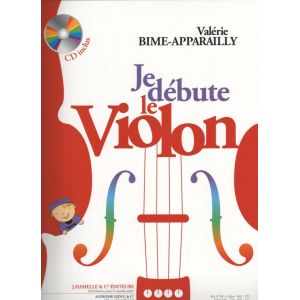 Hamelle & Leduc Bîme-Apparailly : Je Débute Le Violon + 1 Cd