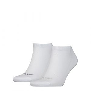 Levi's Sneaker Chaussettes, Durable Blanc, 39/42 (Lot de 2) Mixte