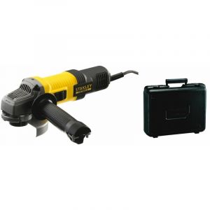 Stanley Meuleuse d'angle 850W Fatmax 115MM FMEG210K 230V Alesage M14 Poignée Valise