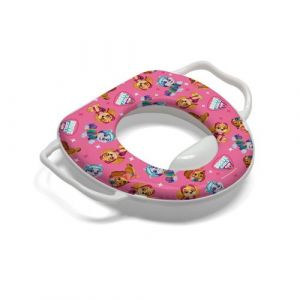 ARDITEX Adaptateur / Réducteur WC - Pat' Patrouille - Rose - 30x36x6 cm