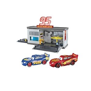 Image de Mattel Coffret Cars 3 : garage Dinonco et 2 voitures